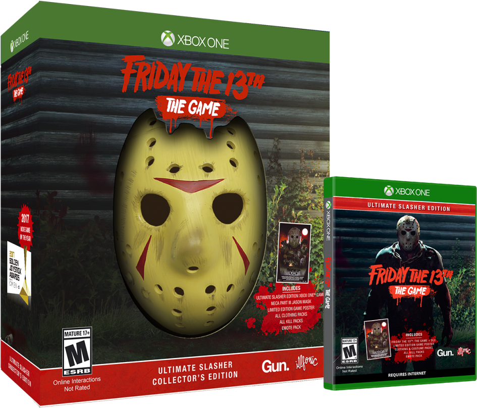 Fridaythe13th Xbox One Game Collectors Edition PNG