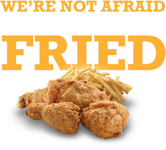 Fried Chicken Fries Proud Statement PNG