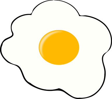 Fried Egg Graphic PNG