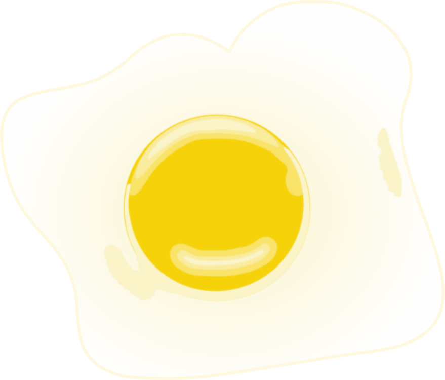 Fried Egg Vector Illustration PNG