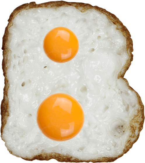 Fried Eggson Toast PNG