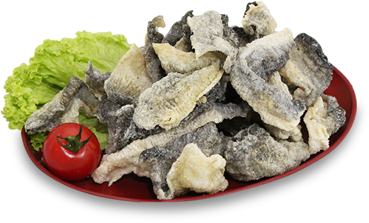 Fried Fish Fillet Pieceson Plate PNG