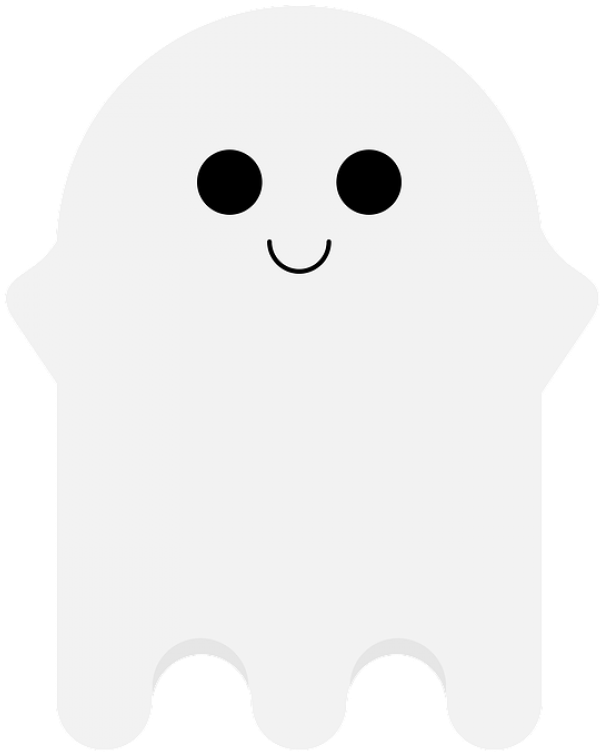 Friendly Cartoon Ghost PNG