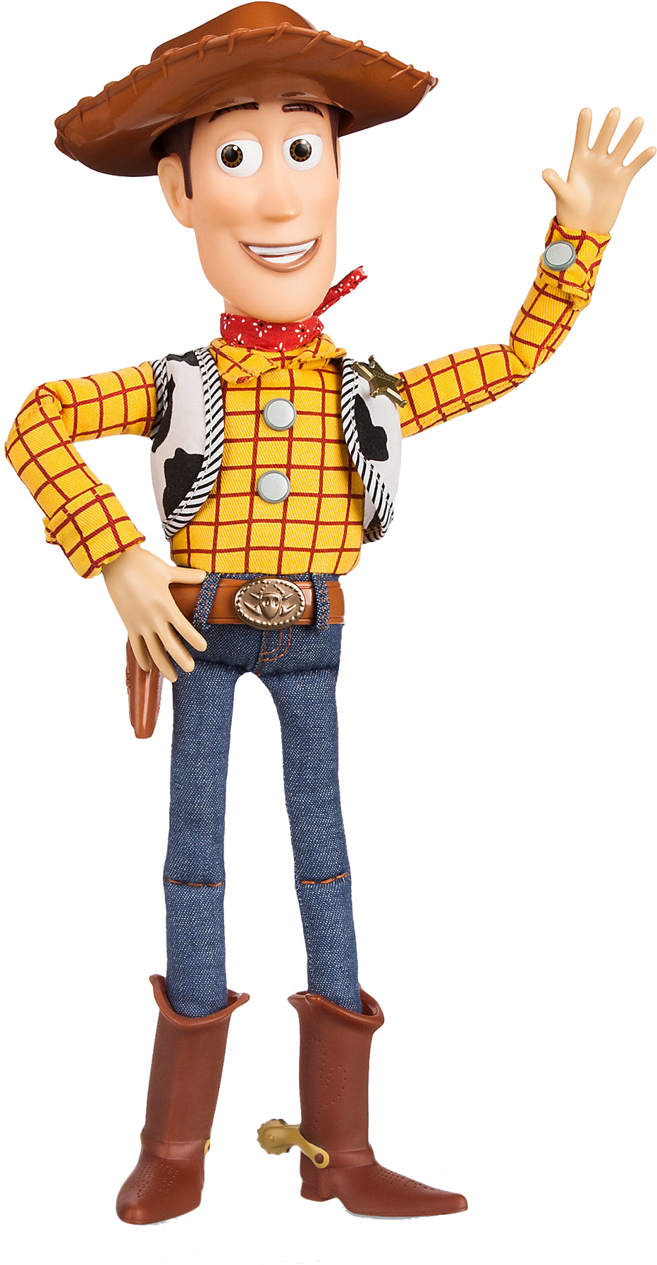 Download Friendly Cowboy Character Waving | Wallpapers.com