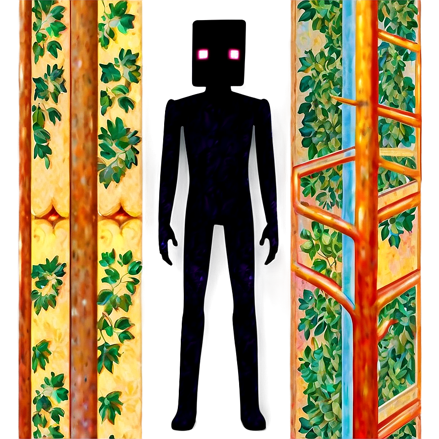 Friendly Enderman In Daylight Png 05242024 PNG