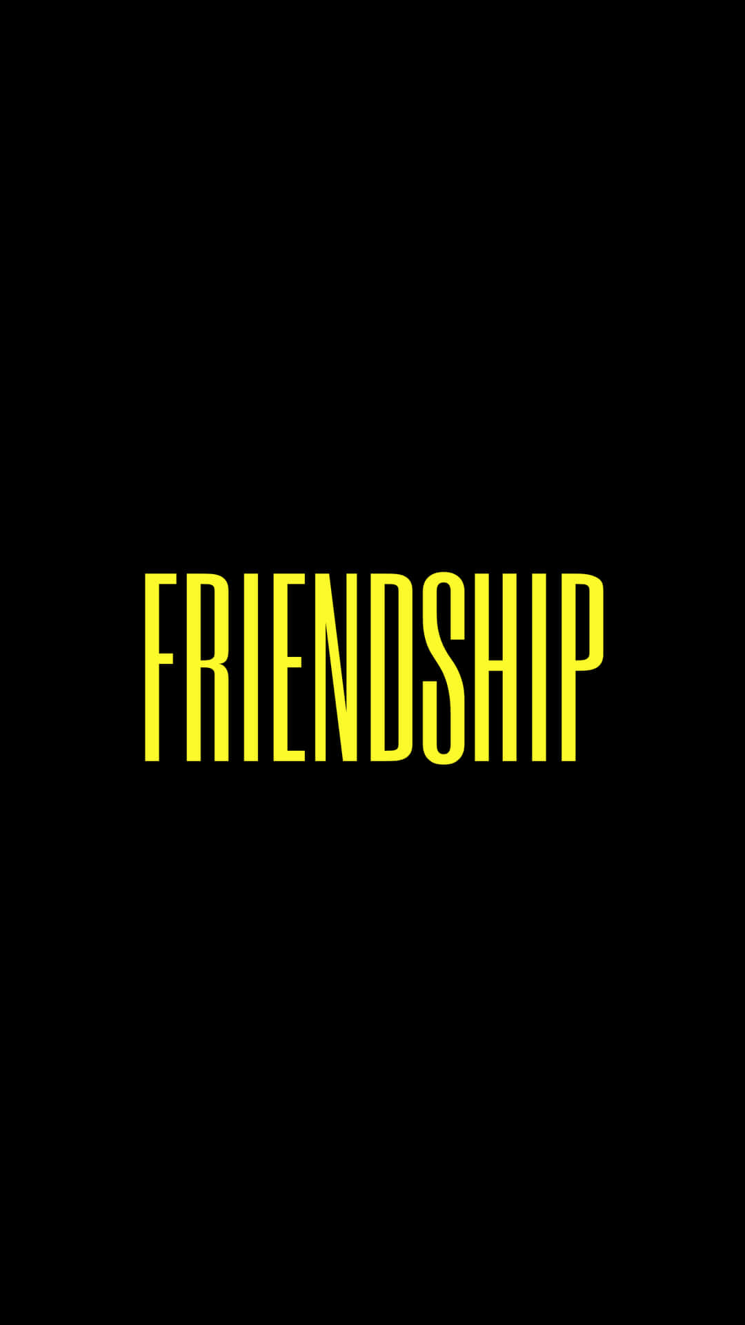 Friendly Friendship Wallpaper