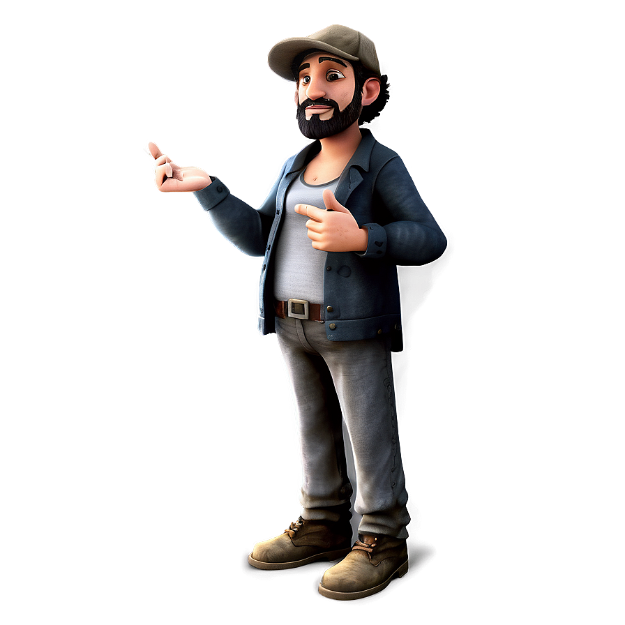 Friendly Hobo Character Png Lwe PNG