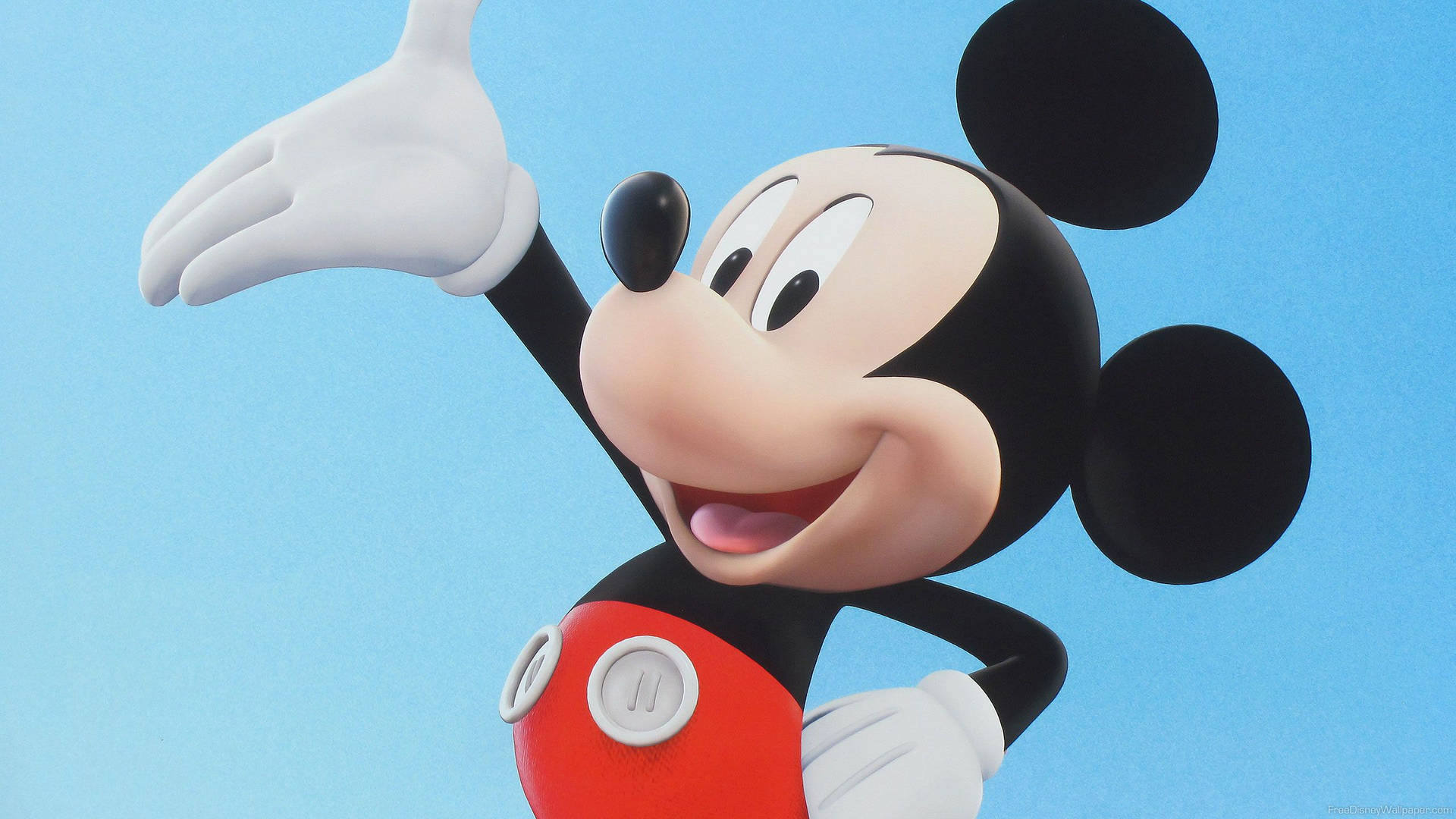 Friendly Mickey Mouse Disney Wallpaper