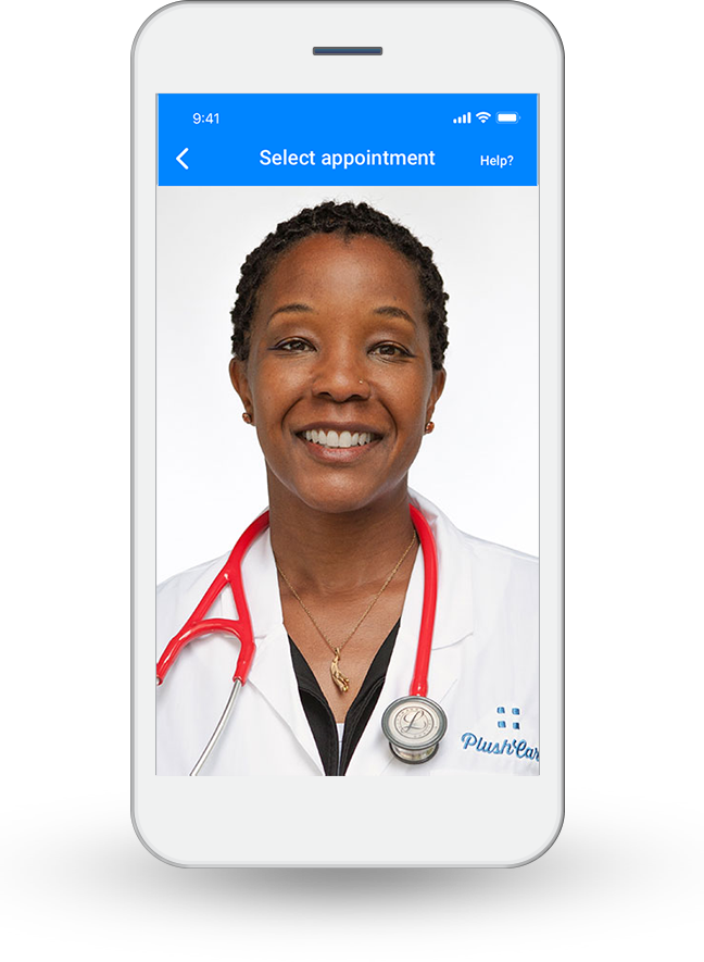 Friendly Physician Mobile App Screen PNG