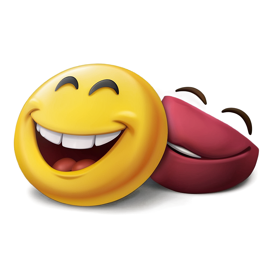 Friendly Smile Emoji Png Whs84 PNG