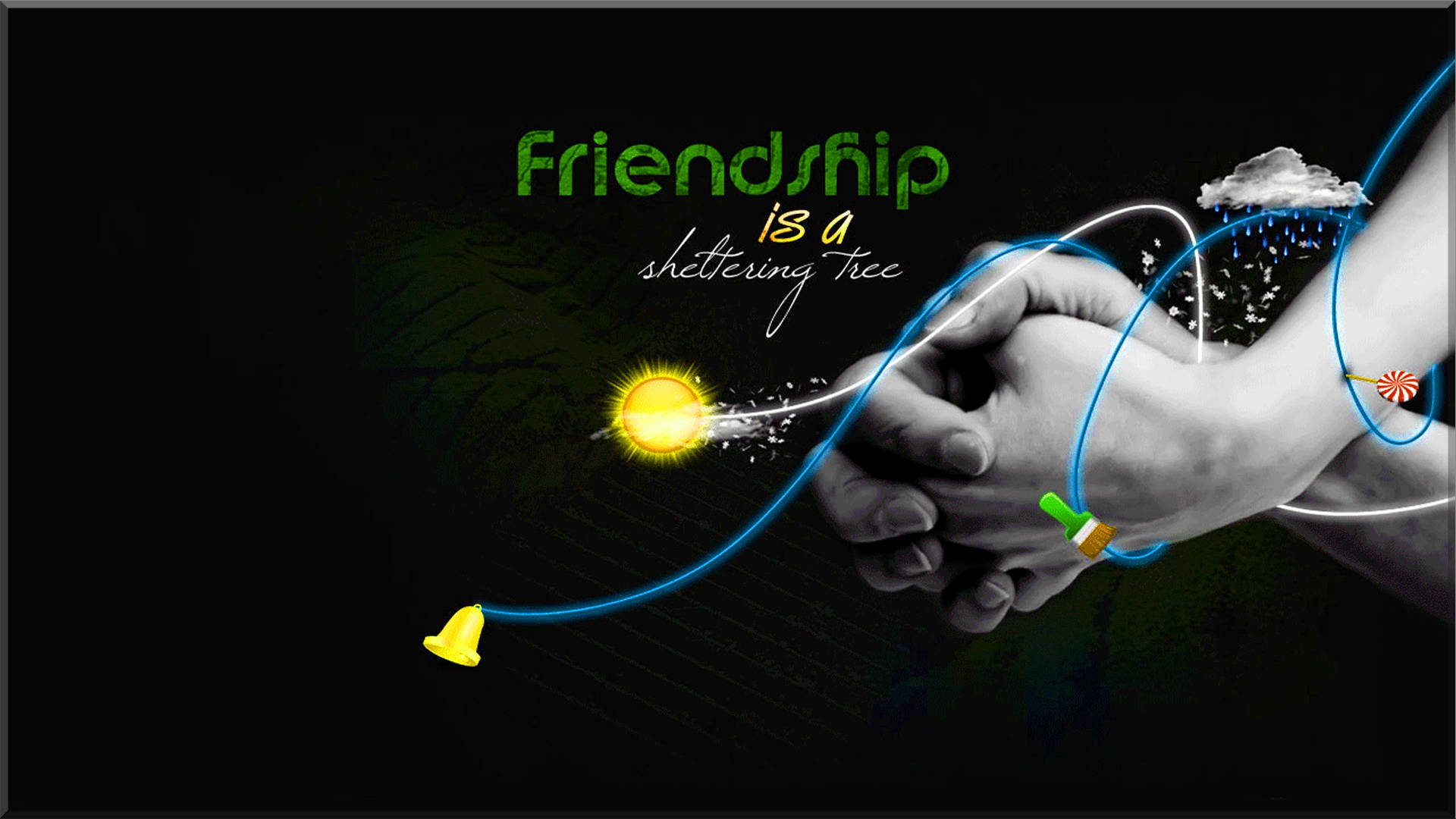 Friends Friendship Quote Wallpaper