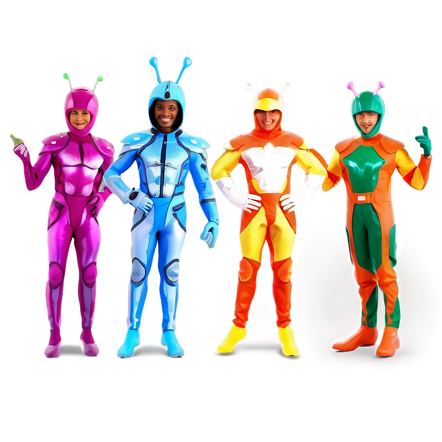 Friends In Fantasy Costumes Png Kas PNG