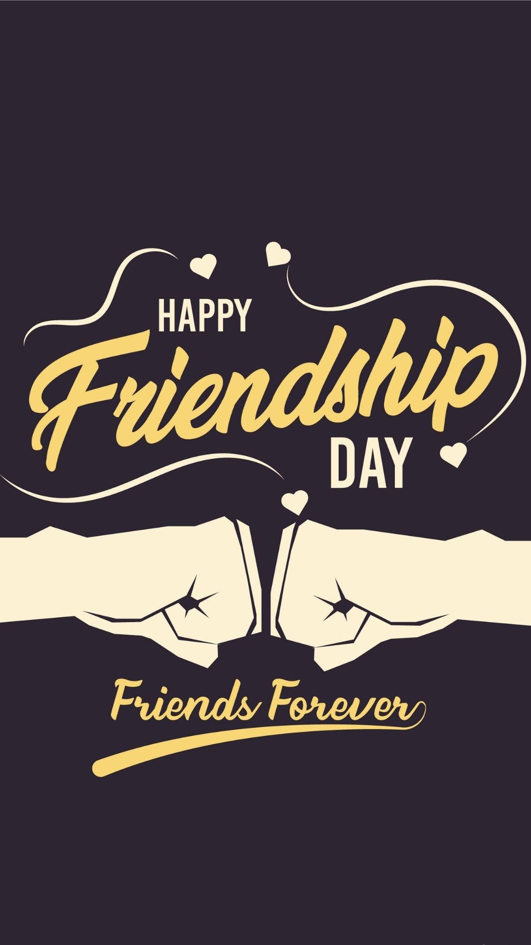 Friendship Day Fist Bomb Wallpaper
