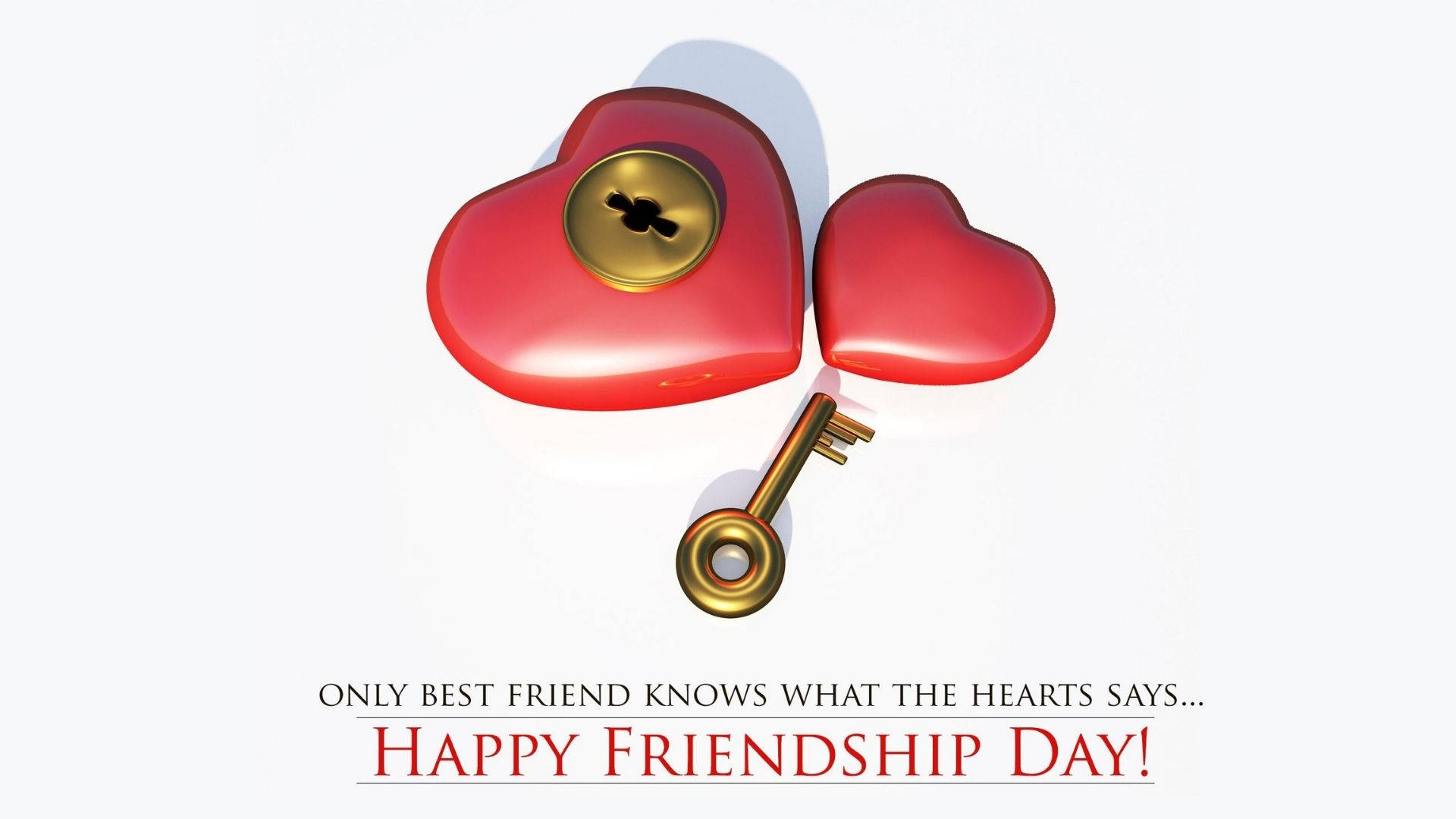 Friendship Day Key And Lock Wallpaper