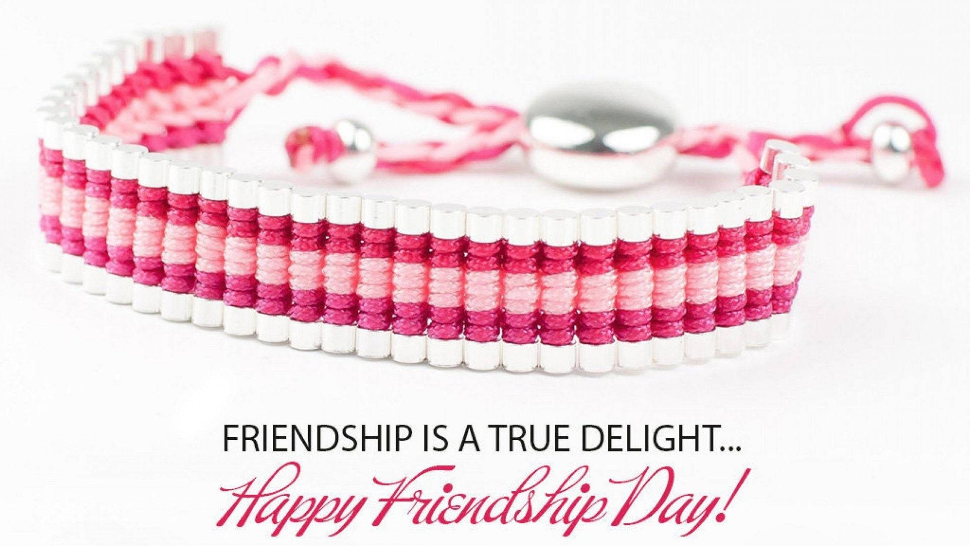 Friendship Day Pink Bracelet Wallpaper