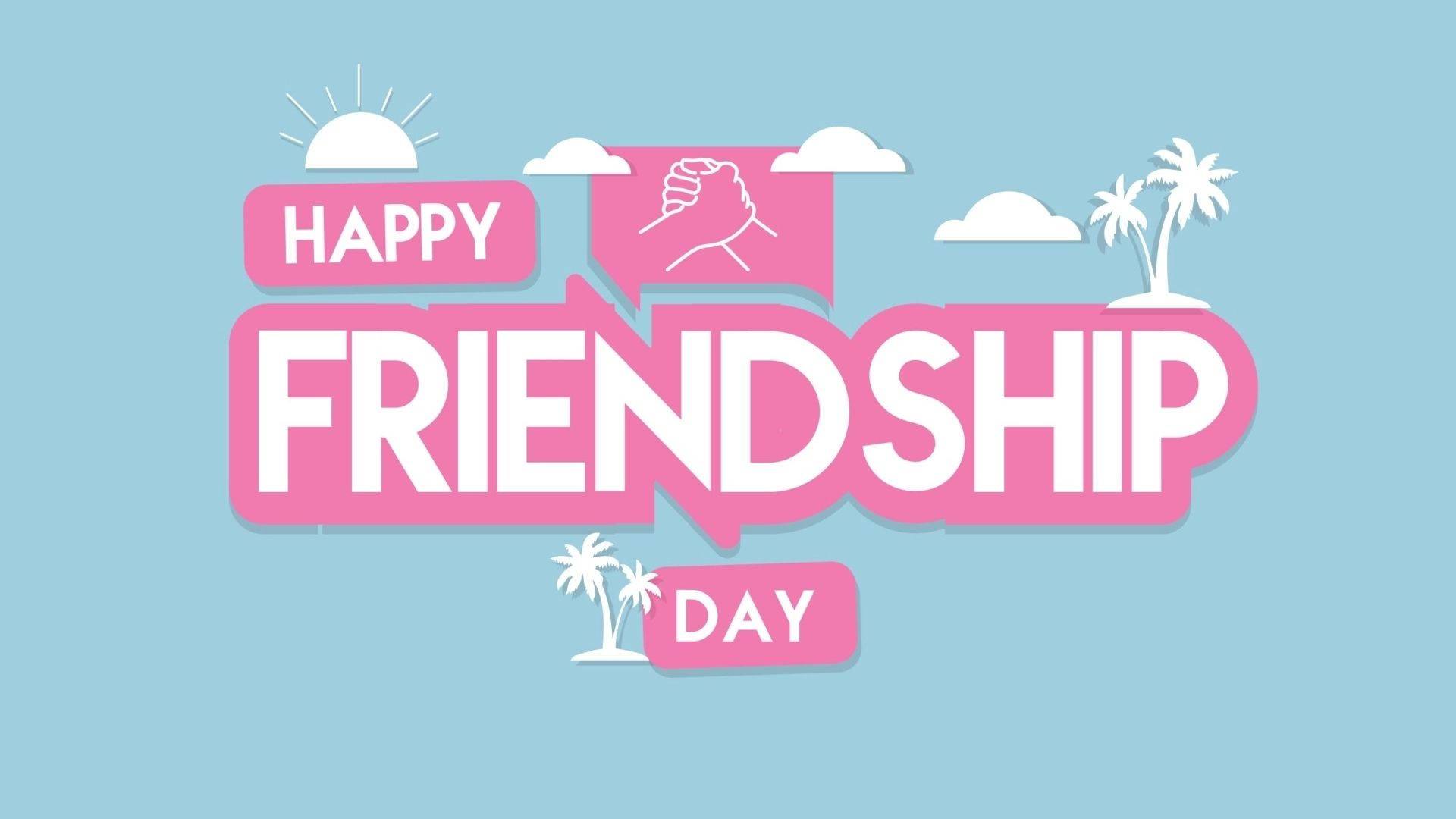 Friendship Day Summer Theme Wallpaper