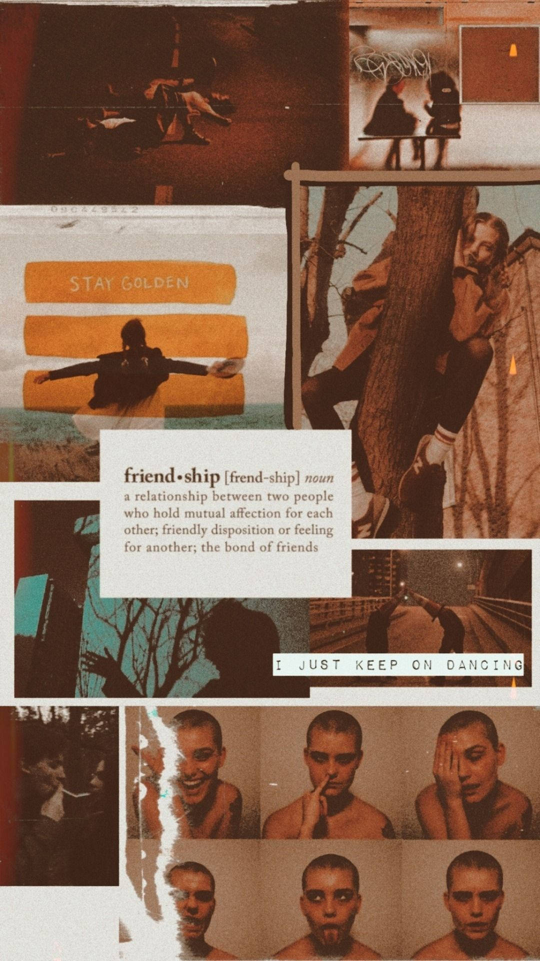 Friendship Love Aesthetic Wallpaper