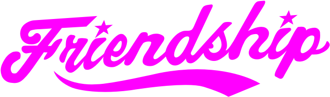 Friendship Script Logo PNG