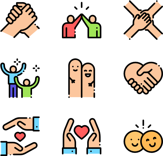 Friendshipand Unity Icons PNG