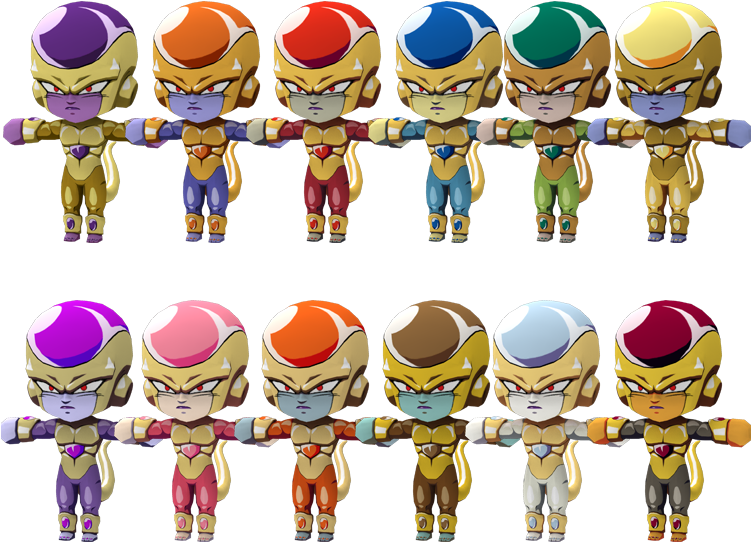 Frieza Character Variations PNG