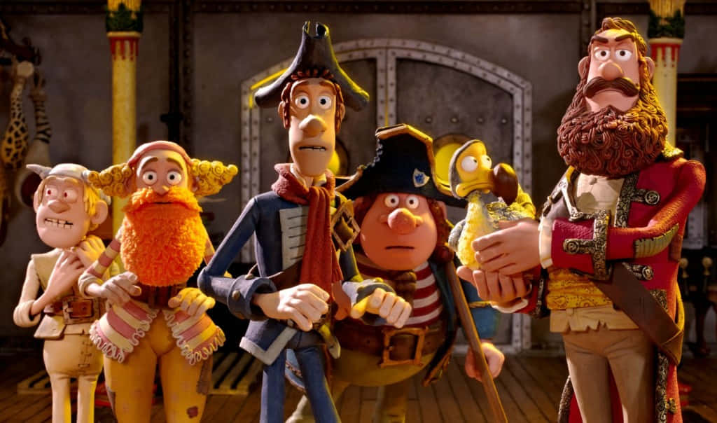 Frightened Crew Of The Pirates Band Of Misfits Wallpaper