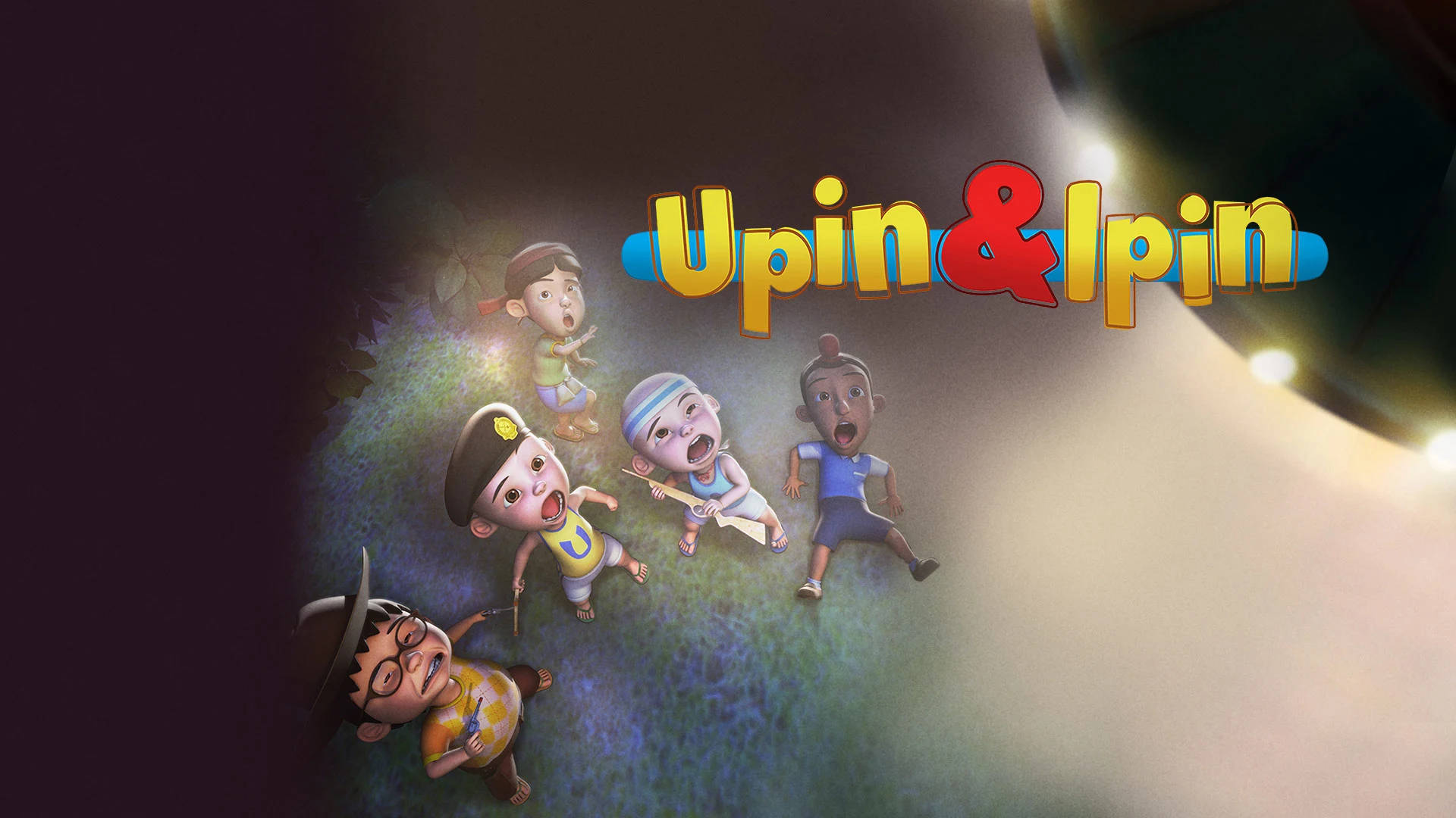 Frightened Upin Ipin And Friends Wallpaper