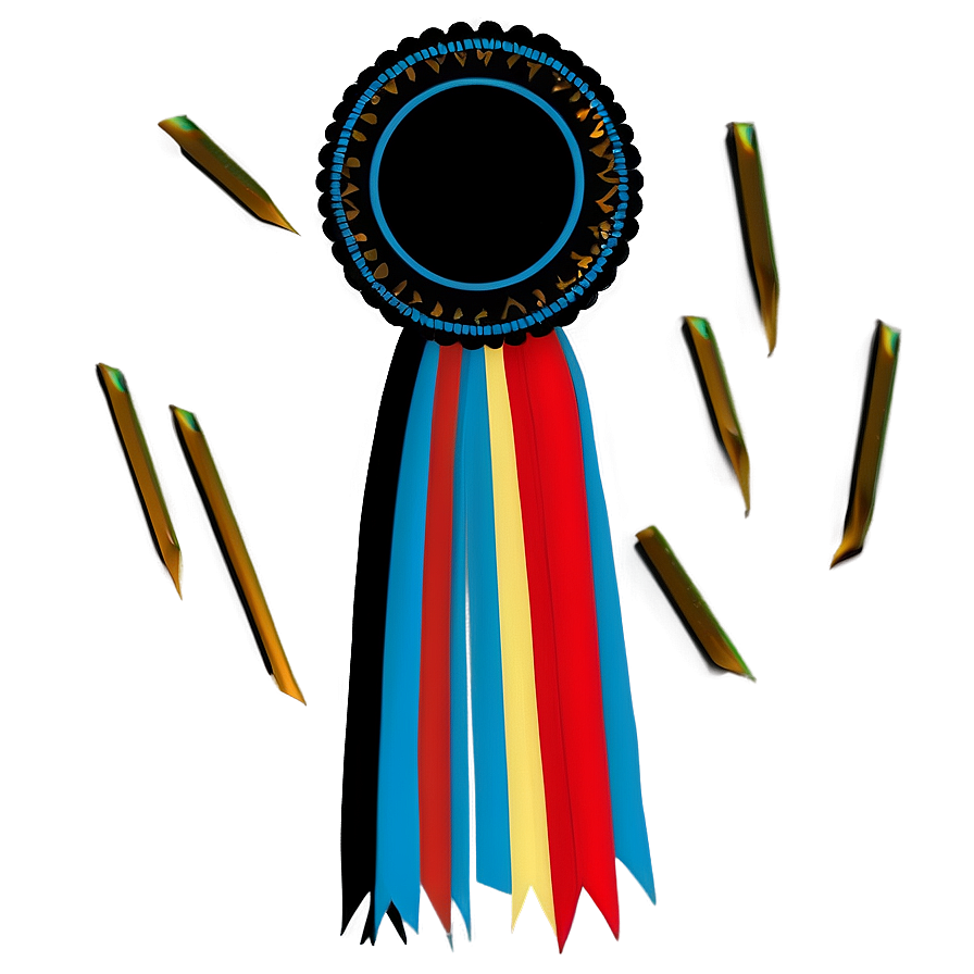 Fringed Ribbon Tassel Png Wdm4 PNG