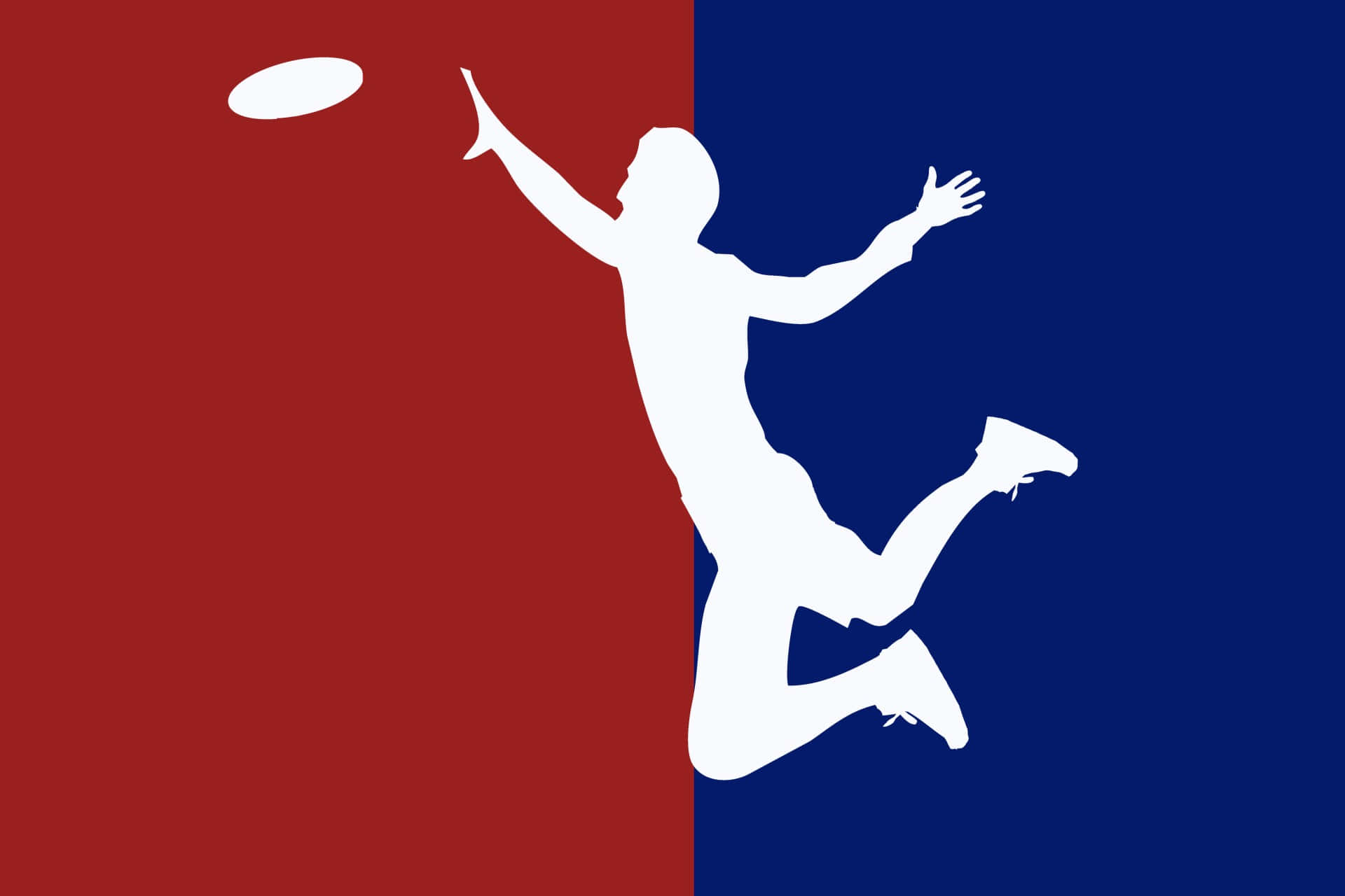 A Man Jumping Up And Down With A Frisbee
