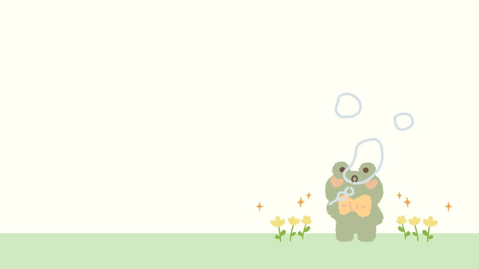Frog Cute Pc Background Designs Wallpaper