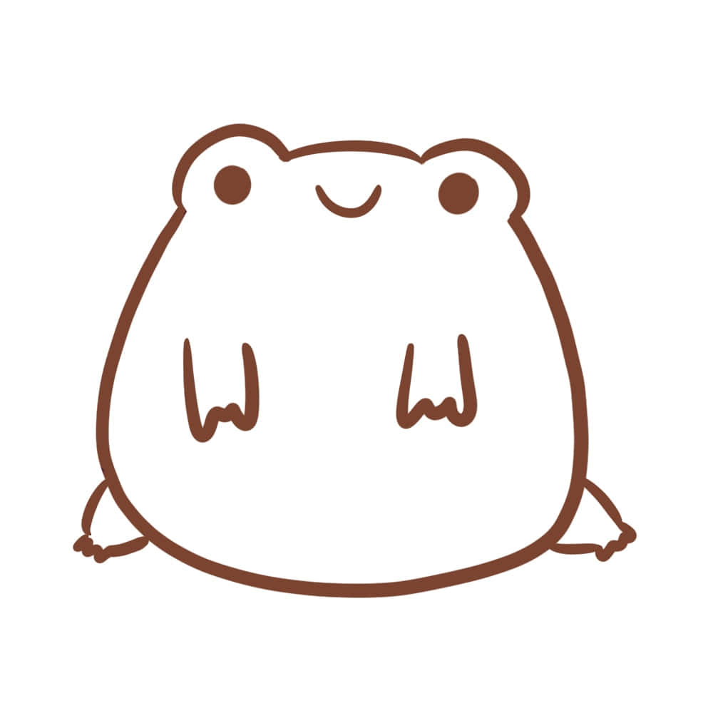 A Detailed Drawing Of A Frog