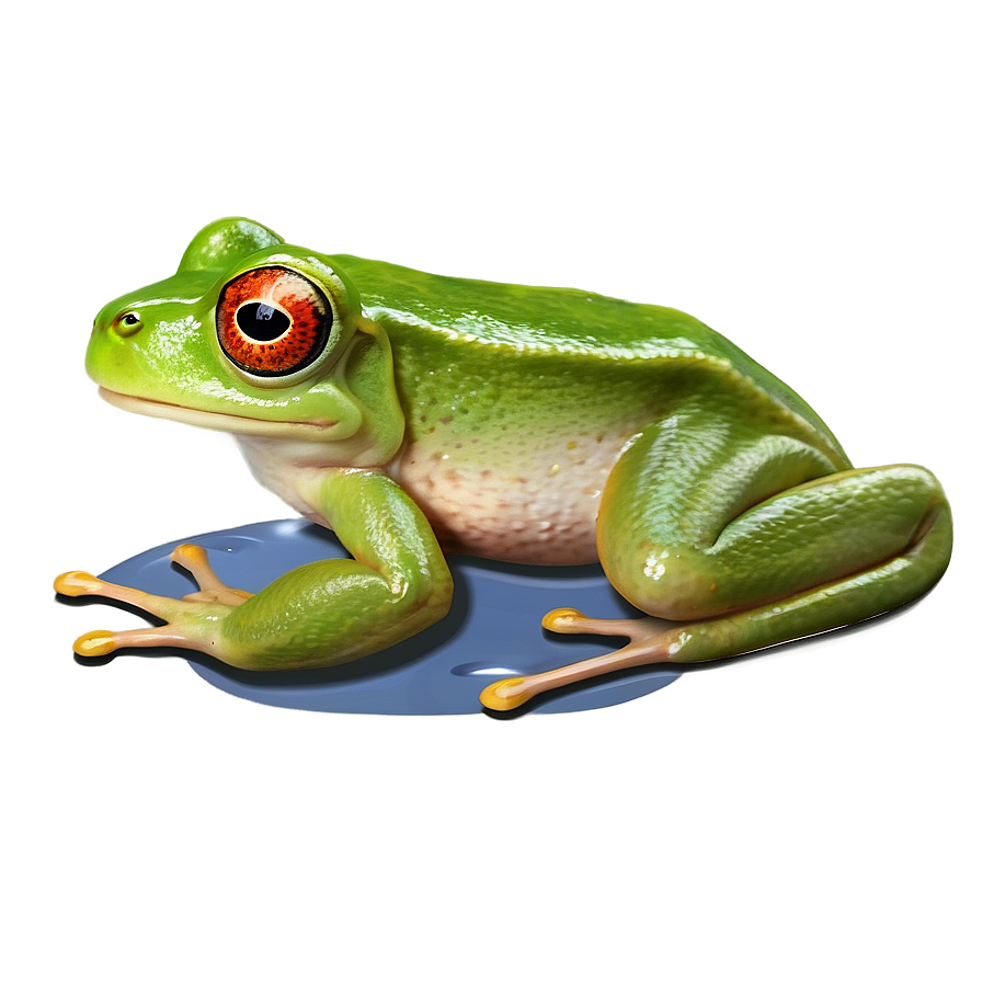 Frog In Pond Scenery Png Tfi PNG