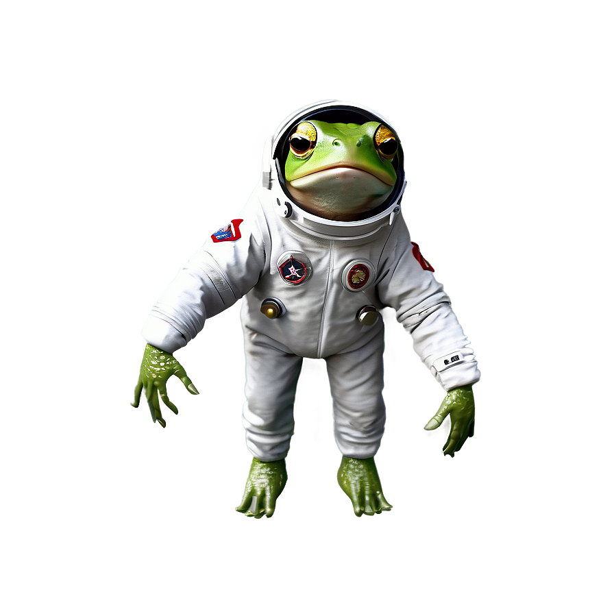 Frog In Space Suit Png Nnt PNG
