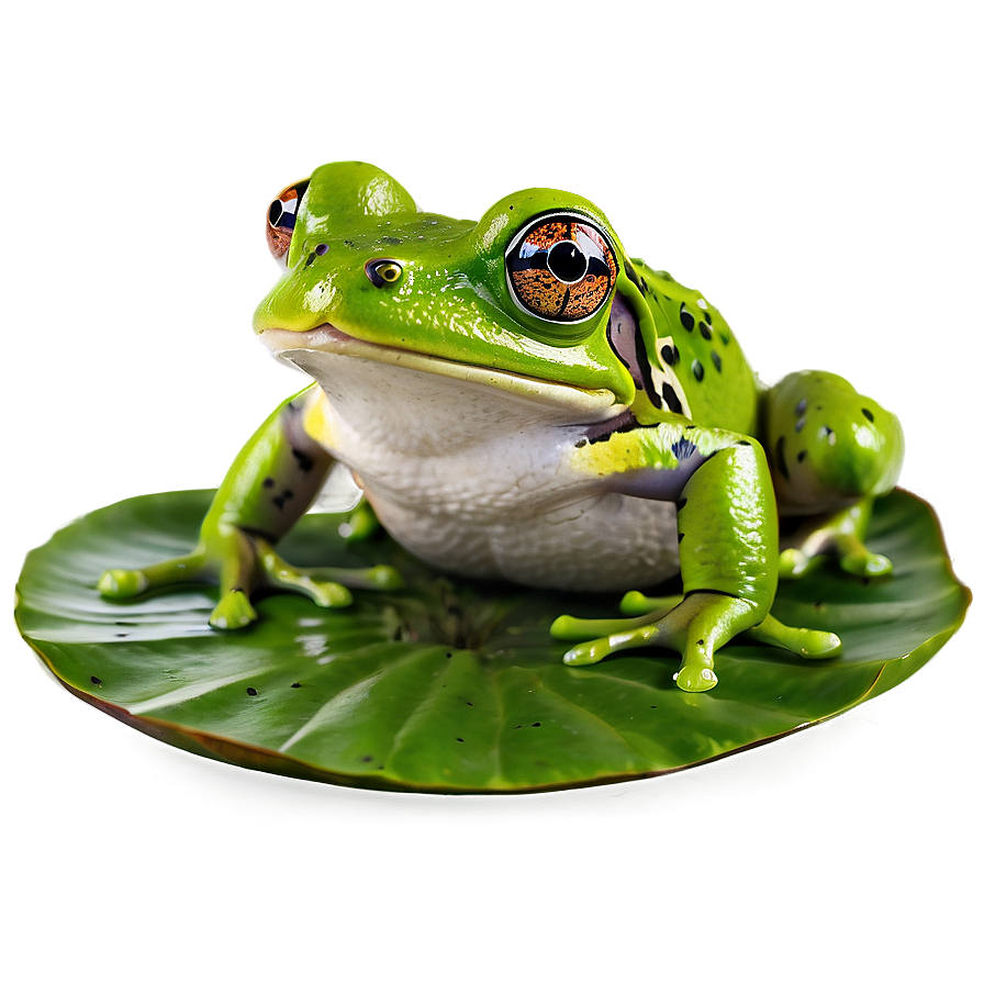 Frog On Lily Pad Png Aqf PNG