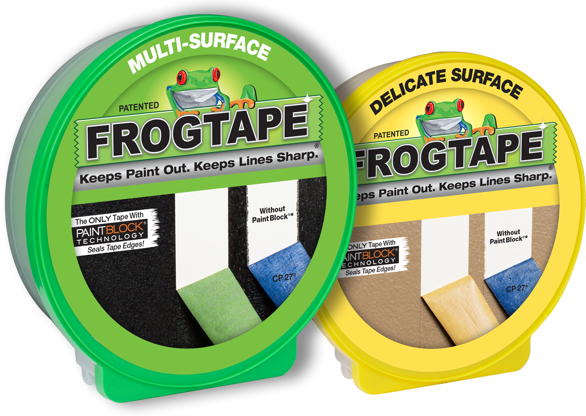 Frog Tape Multi Surfaceand Delicate Surface Tapes PNG