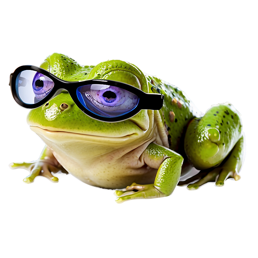 Frog With Glasses Png 17 PNG