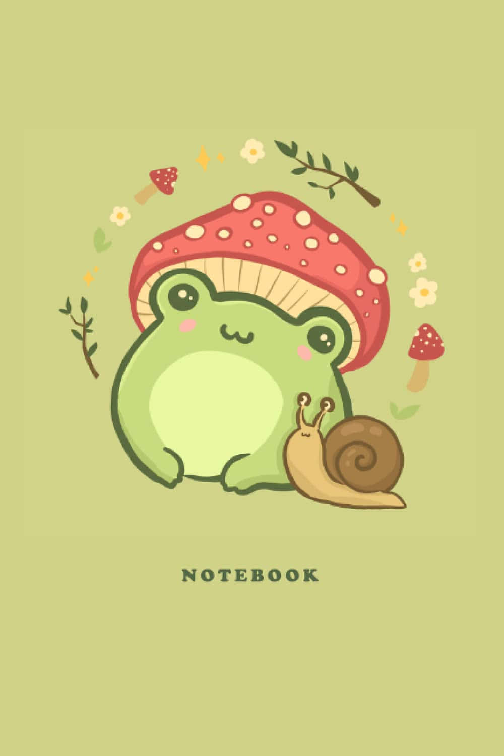 Froggy Mushroom Cover Art Wallpaper