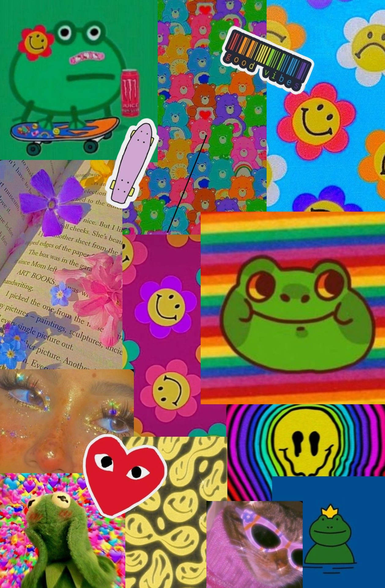 Frogs And More Indie Kid Wallpaper