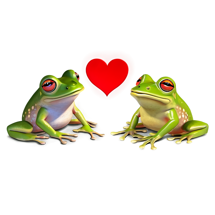 Frogs In Love Png Pdp PNG