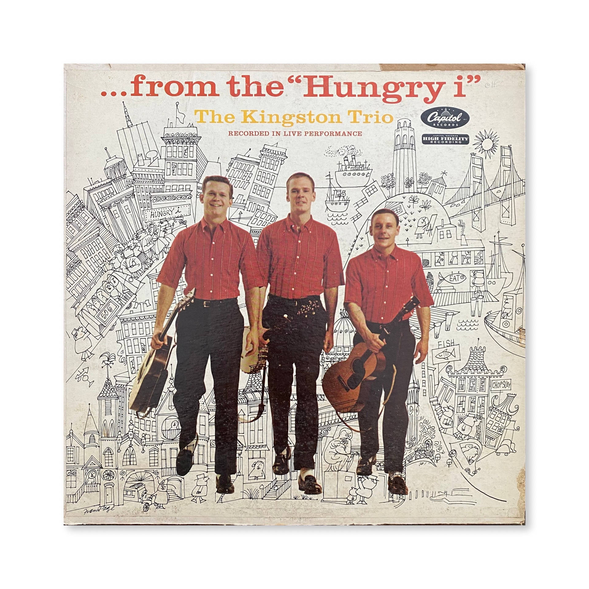 From The Hungry I The Kingston Trio Album Wallpaper