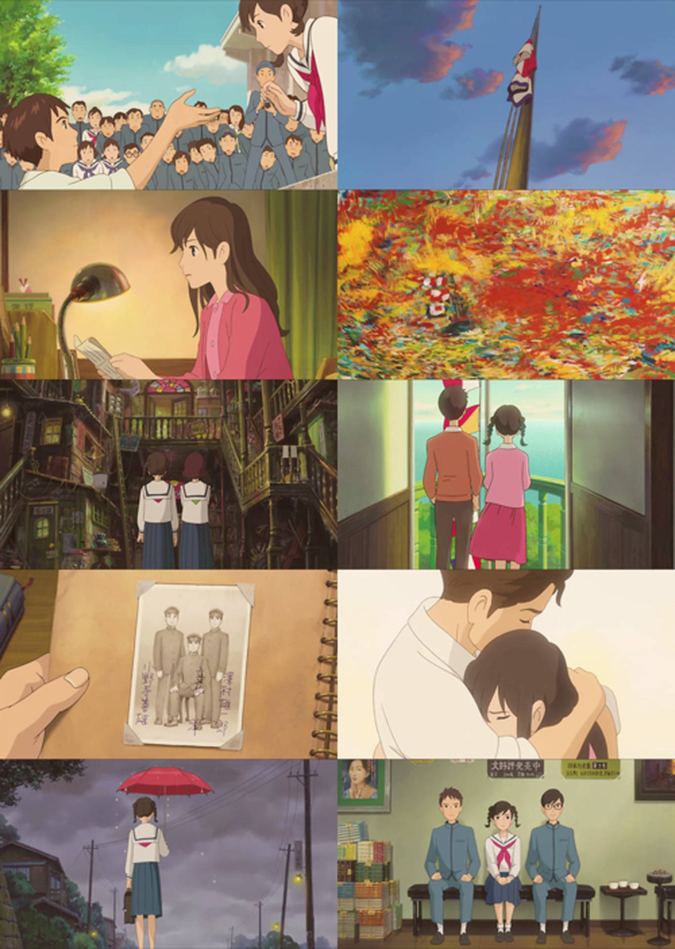 From Up On Poppy Hill Mood Board Background