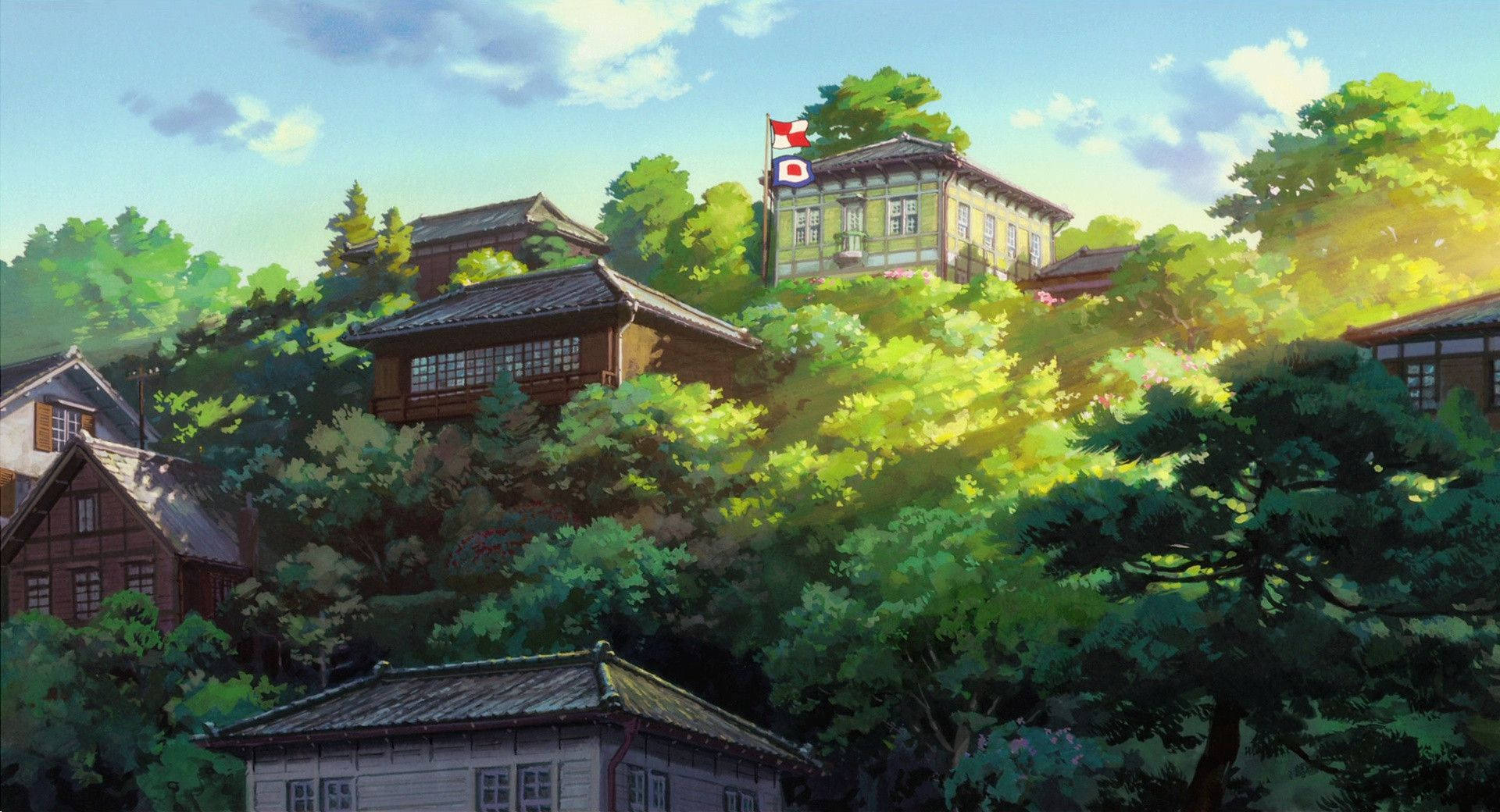 From Up On Poppy Hill Scenery Background