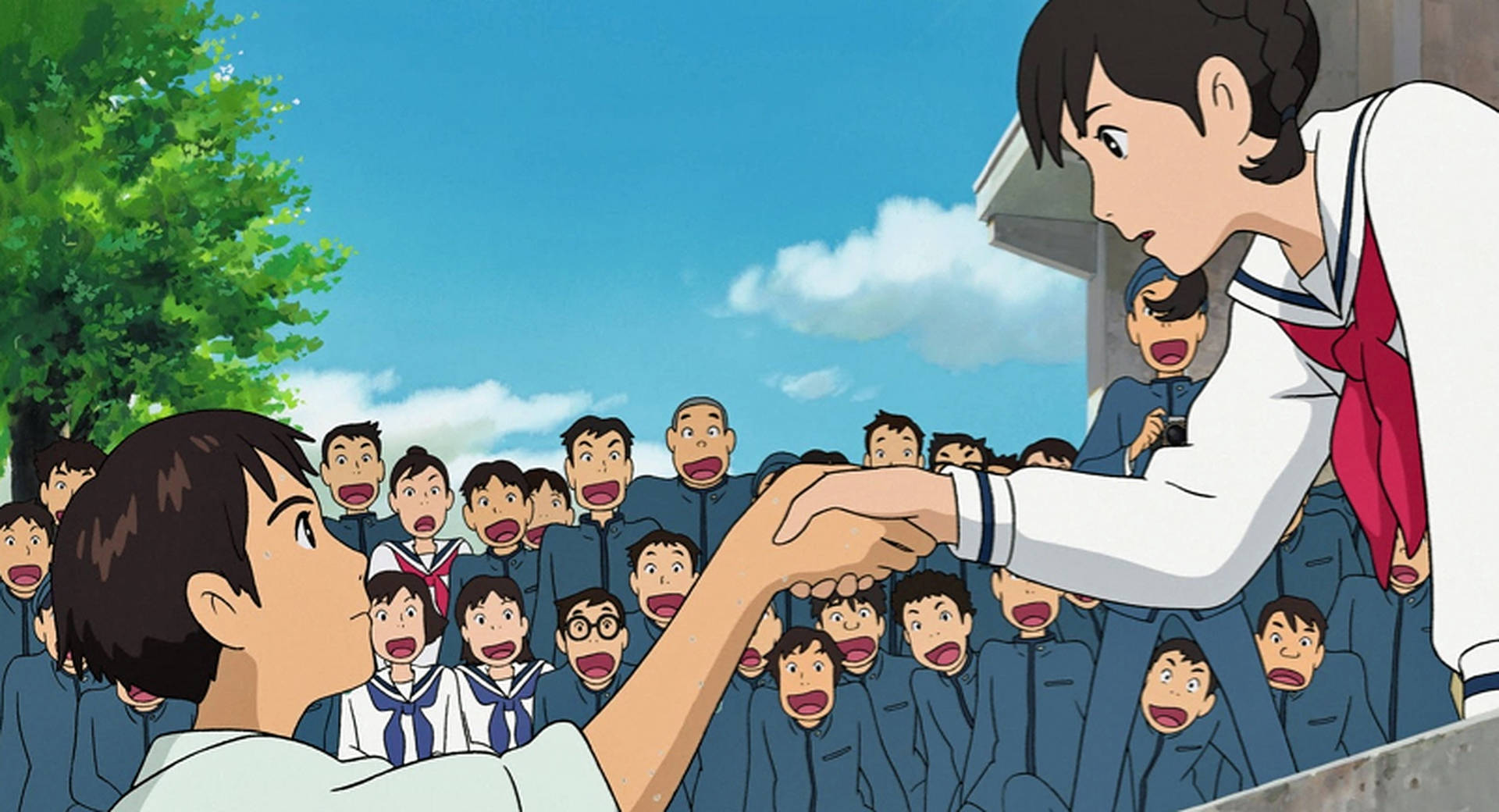 Get HDFrom Up On Poppy Hill Students Wallpaper