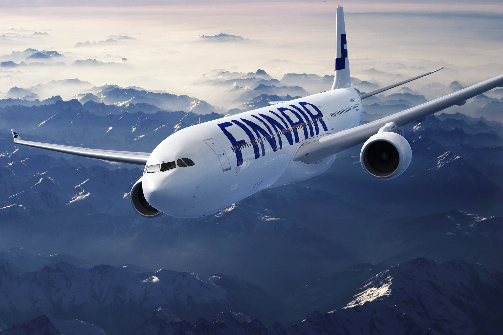 Vistafrontal De Finnair Fondo de pantalla