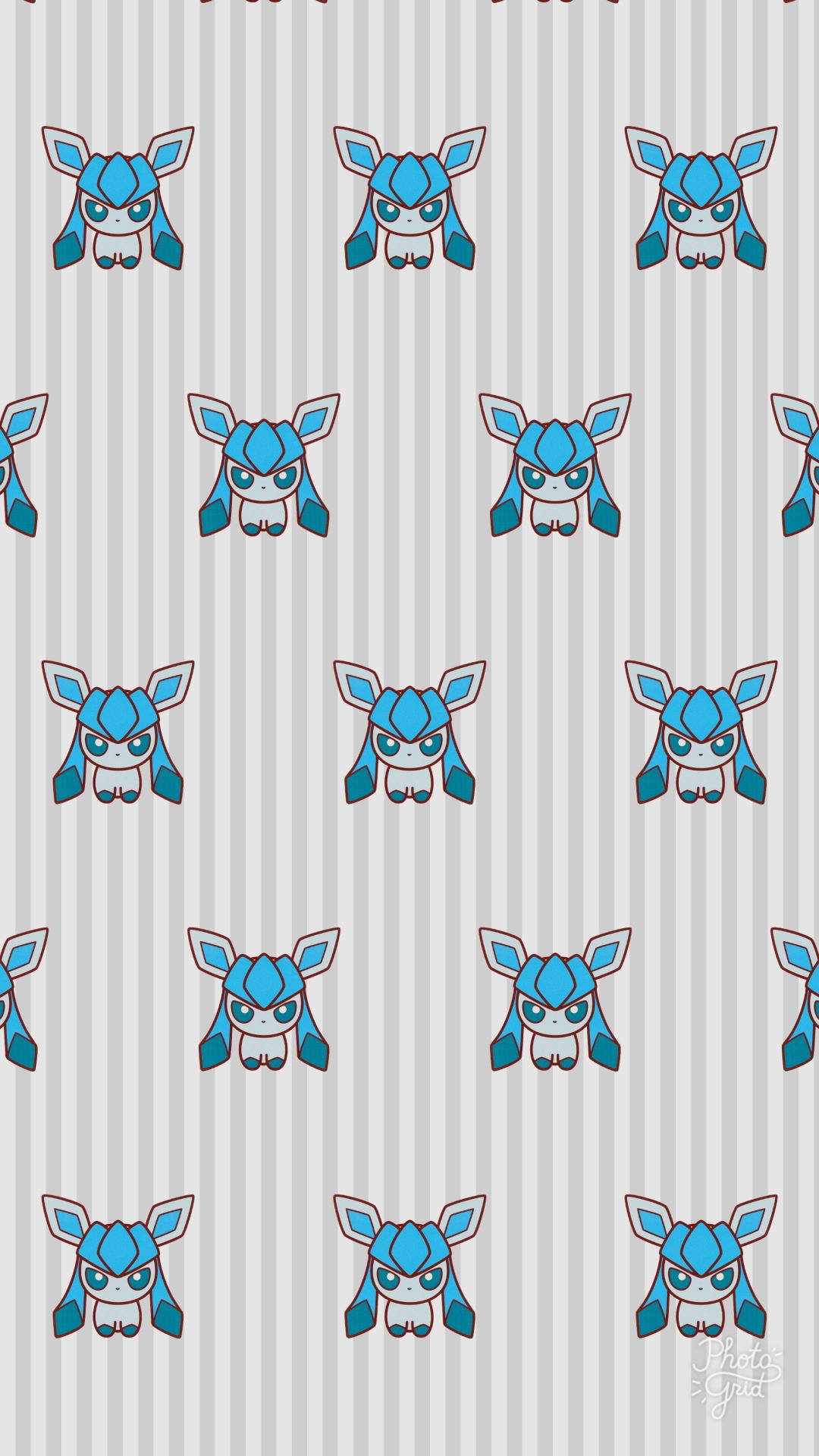 Front View Glaceon Pattern