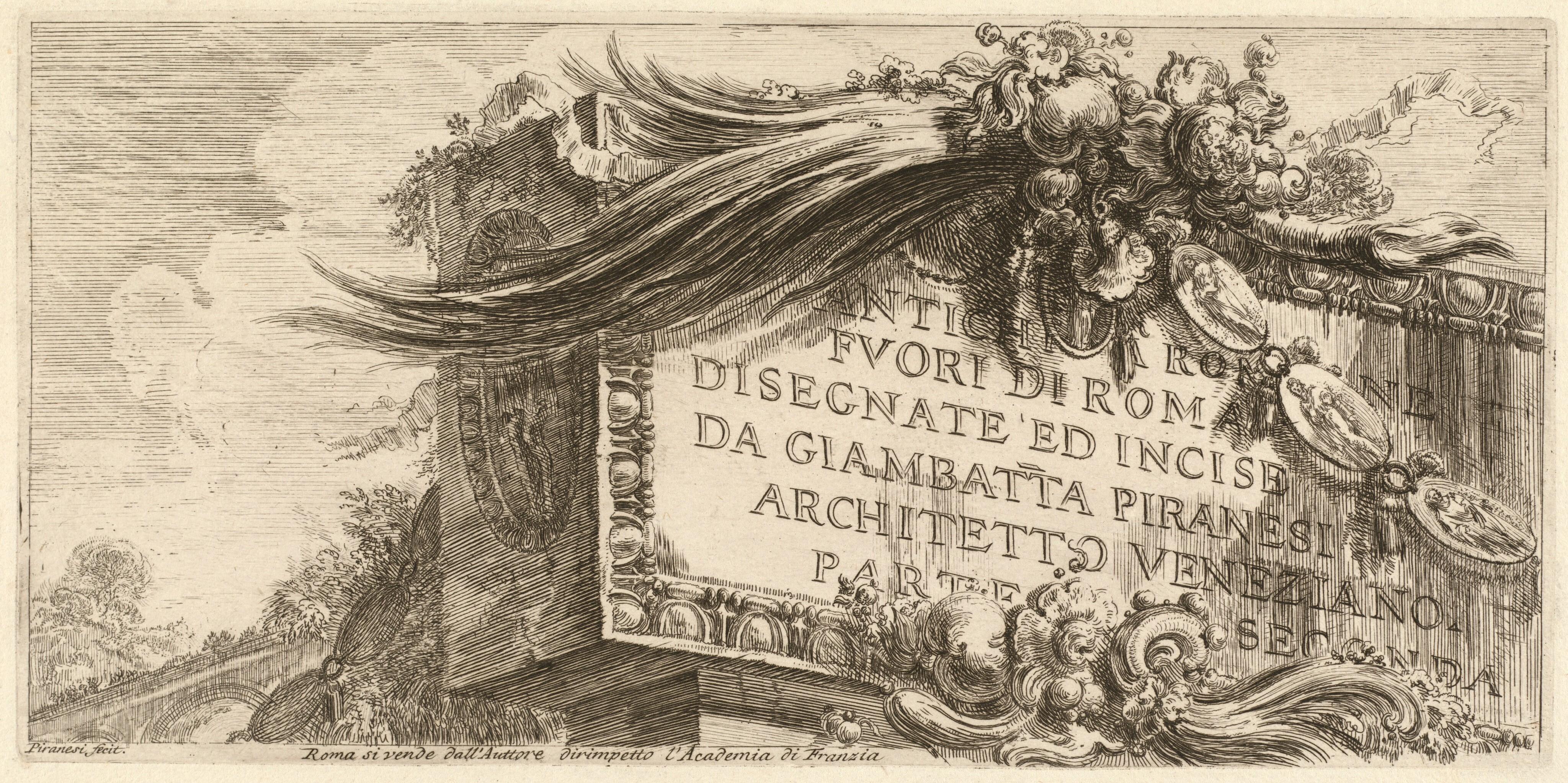 Frontispiece for Parte Seconda Wallpaper