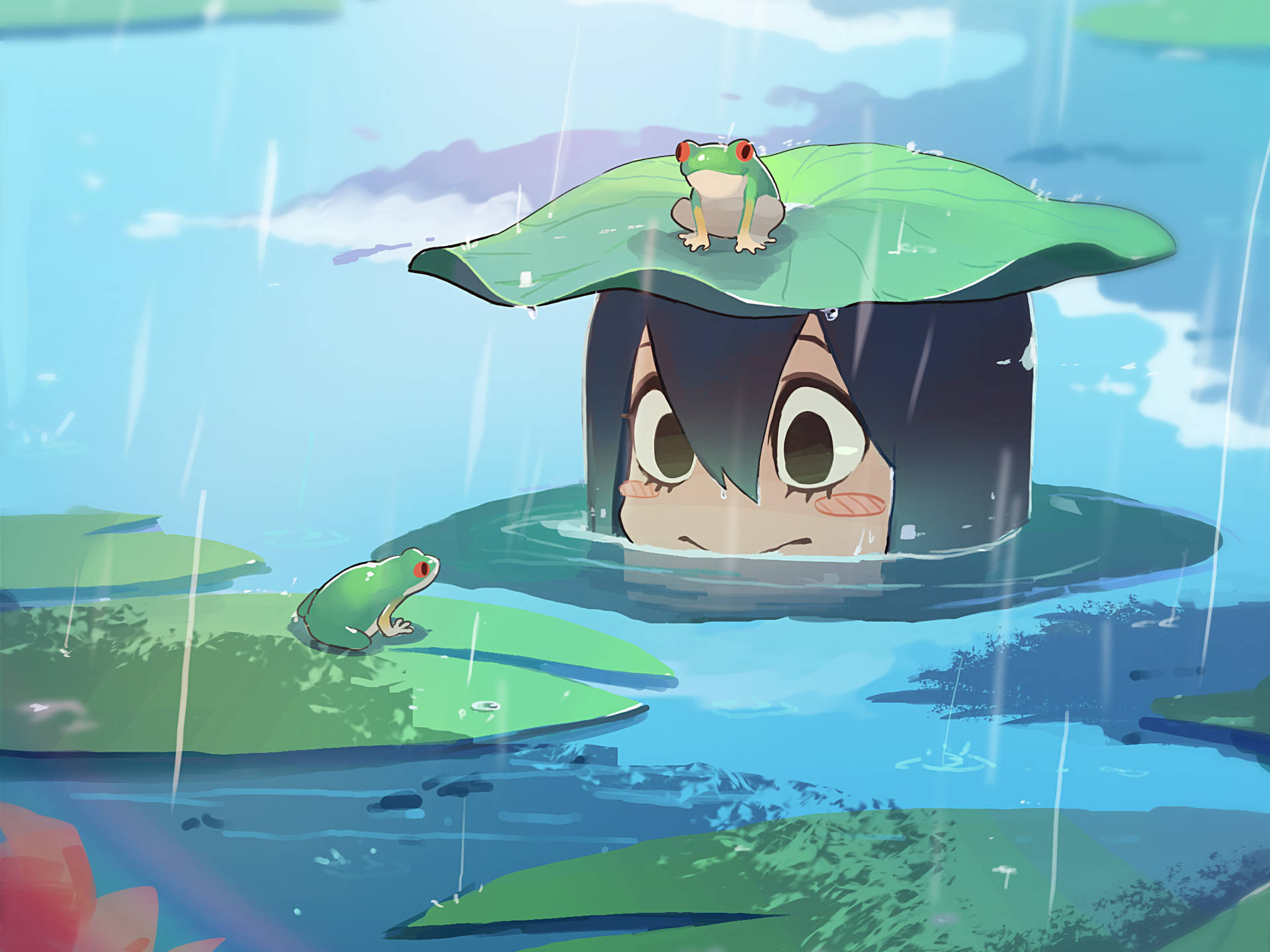 Froppy And Lily Pad