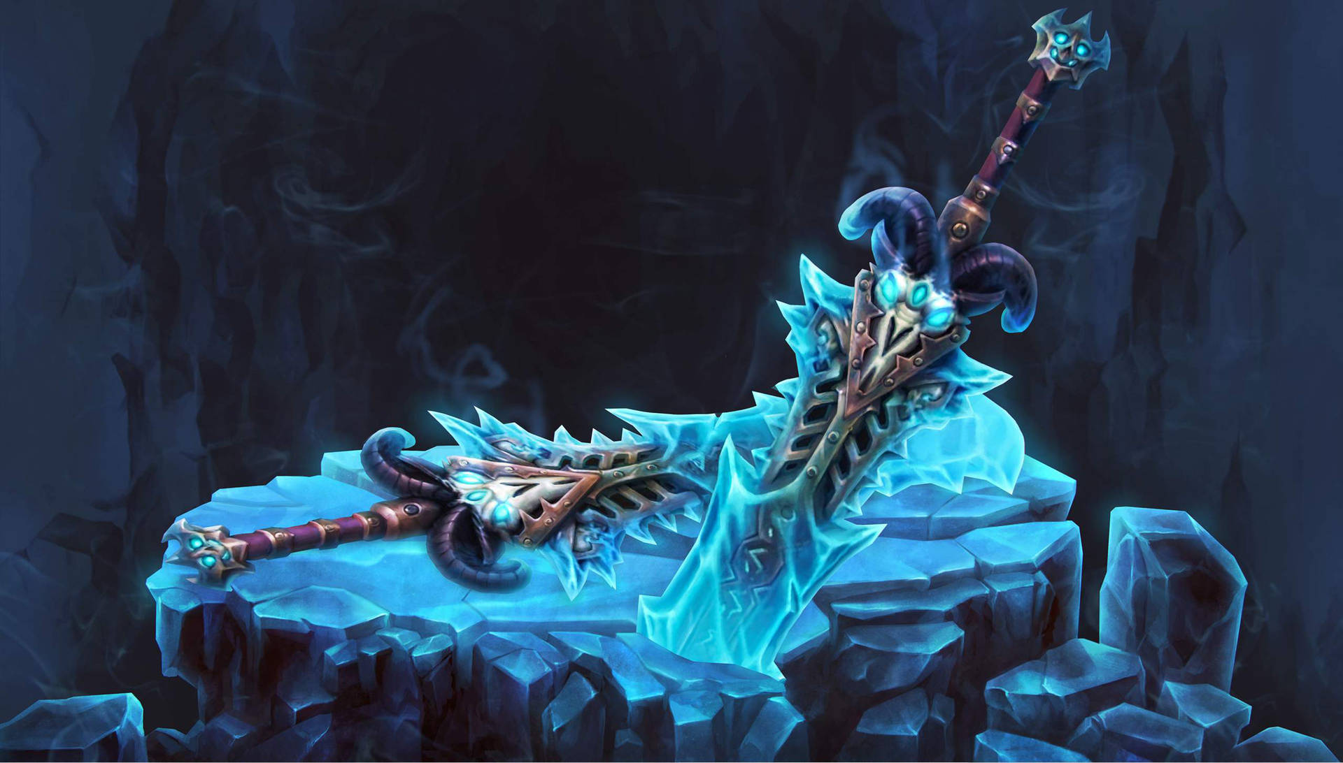 Frost Death Knight Weapons Wallpaper