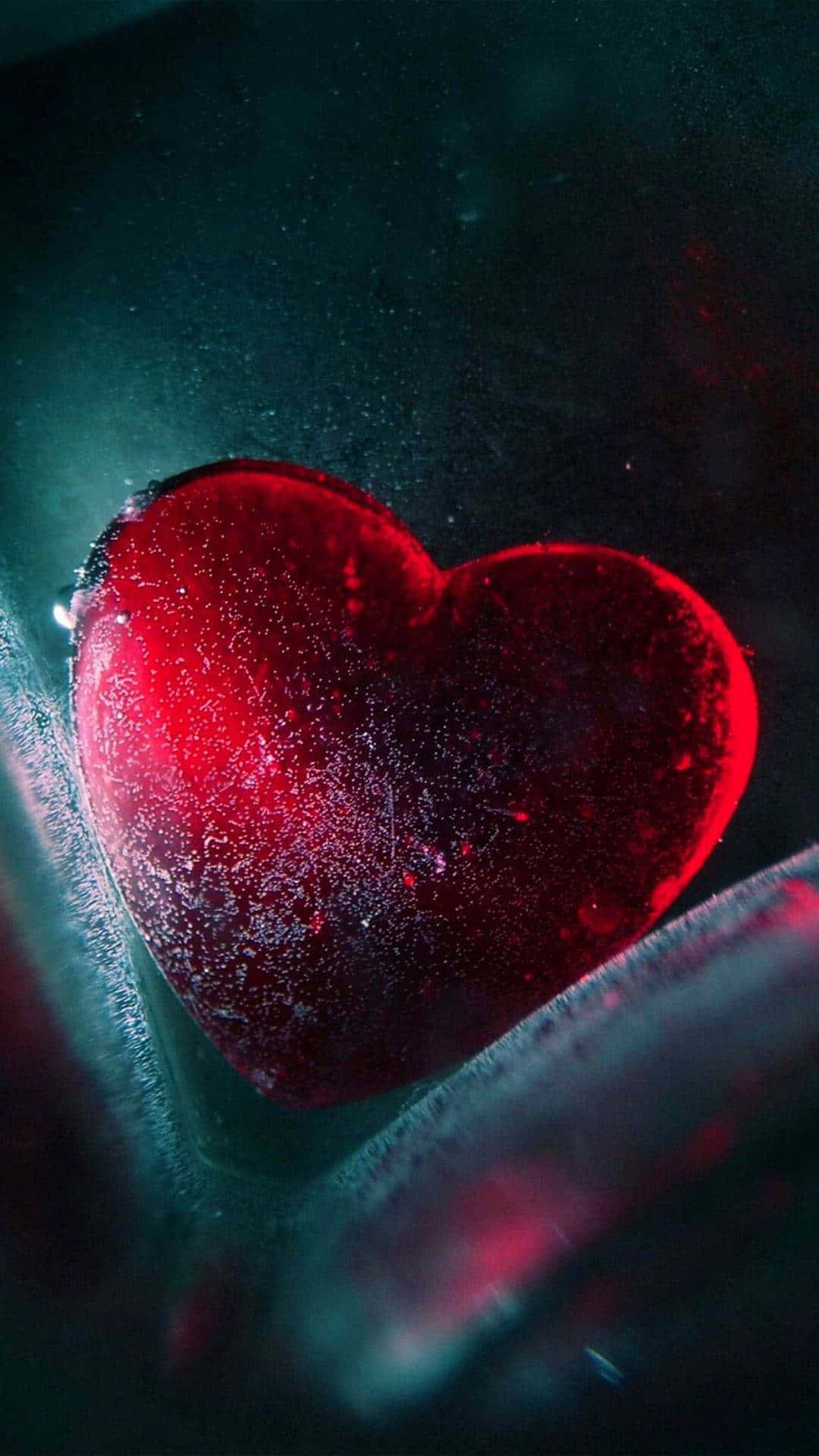Frosted Heart Aesthetic Love.jpg Wallpaper
