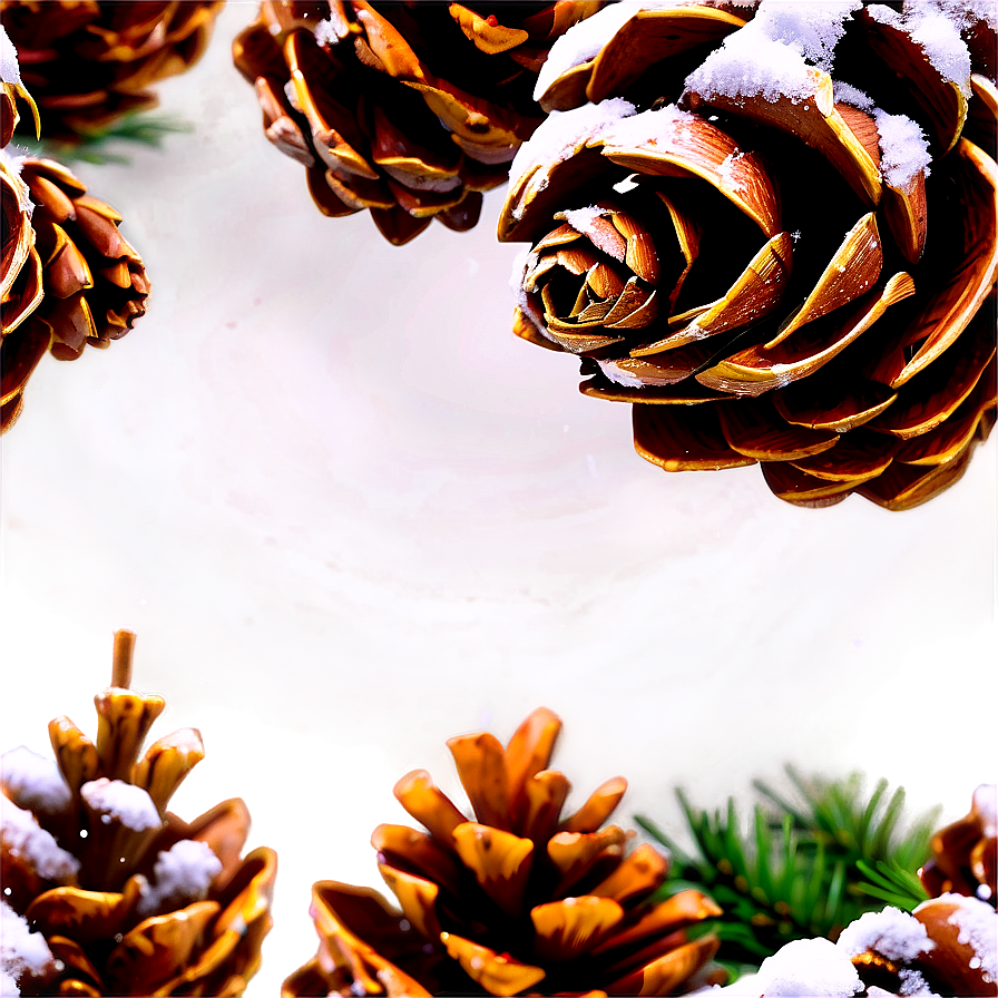 Frosted Pinecone Detail Png Snt92 PNG