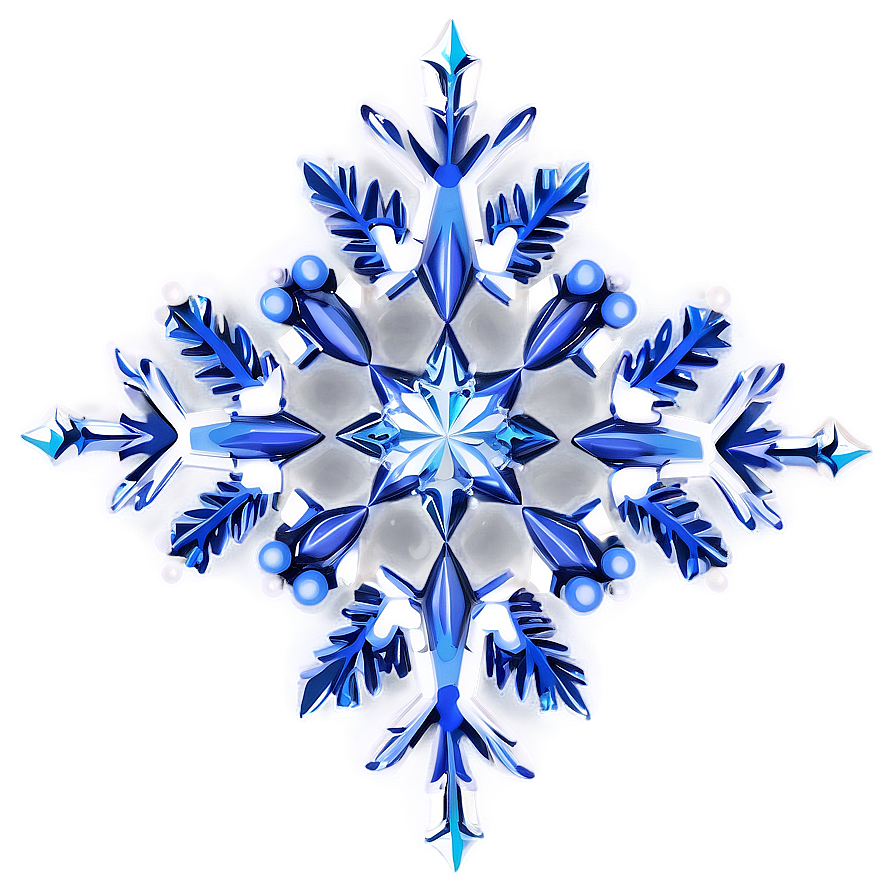 Frosted Snowflake Art Png 13 PNG